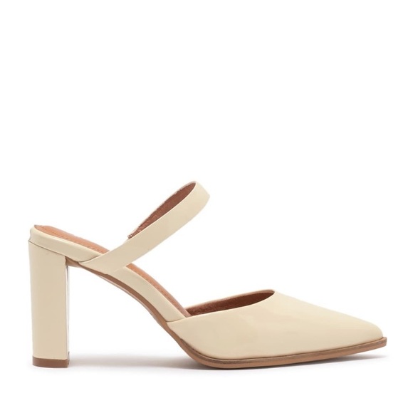 Alias Mae Shoes - ALIAS MAE RUDI LEATHER MULE IN BEIGE